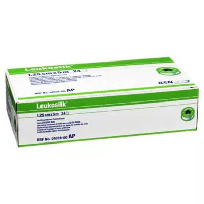 Leukosilk® 1,25 cm x 5 m, 24 pz Leukosilk® 1,25 cm x 5 m, 24 pz
