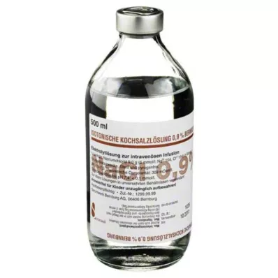 ISOTONISCHE soluzione fisiologica 0,9% Bernburg Inf.-L.Glass, 500 ml ISOTONISCHE soluzione fisiologica 0,9% Bernburg Inf.-L.Glass, 500 ml