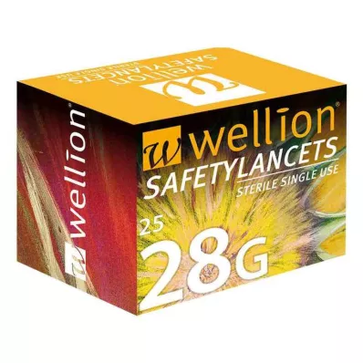 WELLION Safetylancets 28 G smalti di sicurezza, 25 pz WELLION Safetylancets 28 G smalti di sicurezza, 25 pz