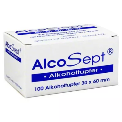ALKOHOLTUPFER Alcosept, 100 pz ALKOHOLTUPFER Alcosept, 100 pz
