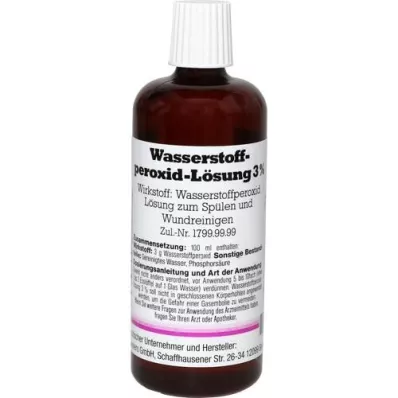 WASSERSTOFFPEROXID Soluzione al 3%, 100 ml