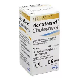 ACCUTREND Strisce reattive per il colesterolo, 25 pezzi