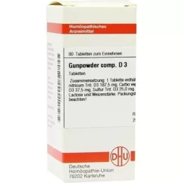 GUNPOWDER compresse comp.D 3, 80 pz