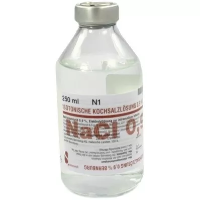 ISOTONISCHE soluzione fisiologica 0,9% Bernburg Inf.-L.Glass, 250 ml