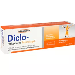 DICLO-RATIOPHARM Gel per il dolore, 100 g