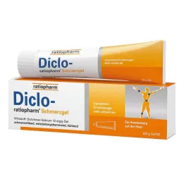 DICLO-RATIOPHARM Gel per il dolore, 100 g