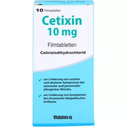 CETIXIN 10 mg compresse rivestite con film, 10 pezzi