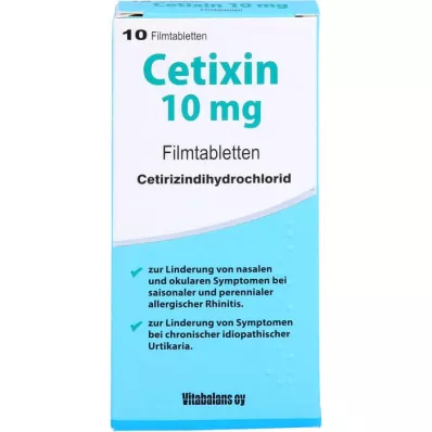 CETIXIN 10 mg compresse rivestite con film, 10 pezzi