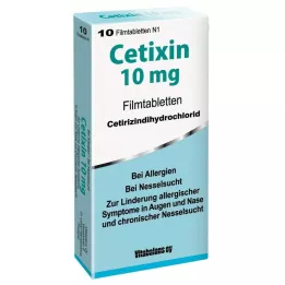 CETIXIN 10 mg compresse rivestite con film, 10 pezzi