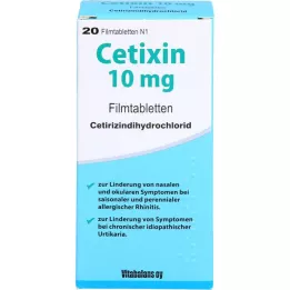 CETIXIN 10 mg compresse rivestite con film, 20 pz