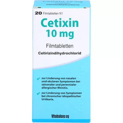 CETIXIN 10 mg compresse rivestite con film, 20 pz