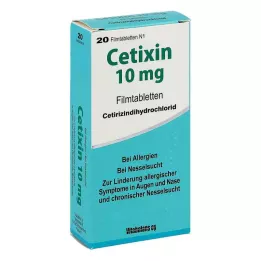 CETIXIN 10 mg compresse rivestite con film, 20 pz