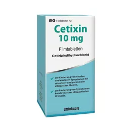 CETIXIN 10 mg compresse rivestite con film, 50 pz