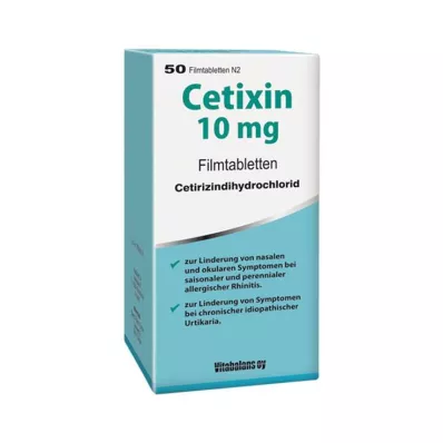 CETIXIN 10 mg compresse rivestite con film, 50 pz CETIXIN 10 mg compresse rivestite con film, 50 pz