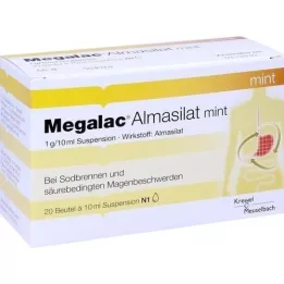 MEGALAC Sospensione di menta almasilata, 20X10 ml