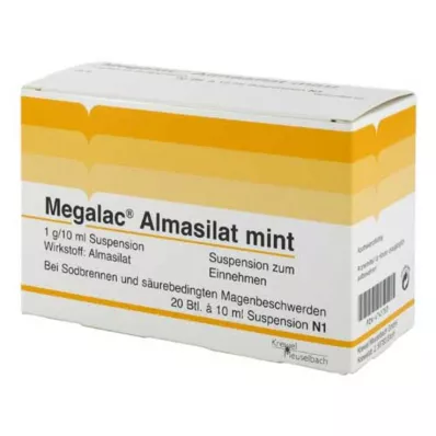 MEGALAC Sospensione di menta almasilata, 20X10 ml MEGALAC Sospensione di menta almasilata, 20X10 ml