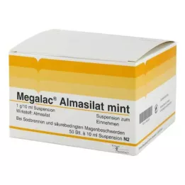 MEGALAC Sospensione di almasilato alla menta, 50X10 ml
