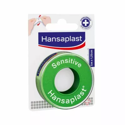 HANSAPLAST Cerotto di fissaggio sensibile 1,25 cm x 5 m, 1 pz