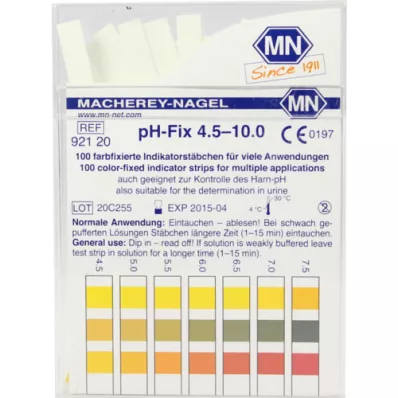 PH-FIX Strisce indicatrici pH 4,5-10, 100 pz