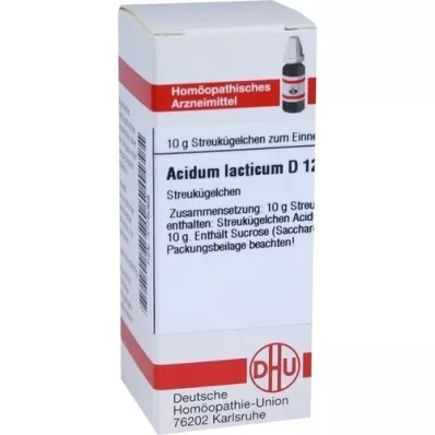 ACIDUM LACTICUM D 12 globuli, 10 g