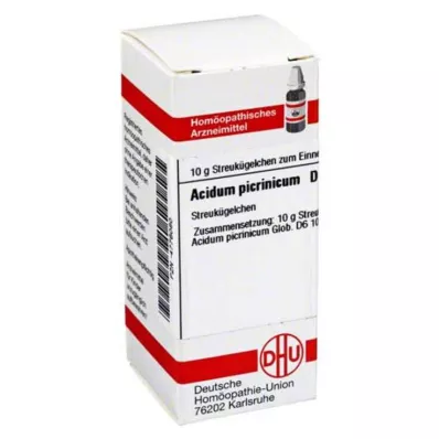 DHU Acidum picrinicum D 6 globuli, 10 g DHU Acidum picrinicum D 6 globuli, 10 g