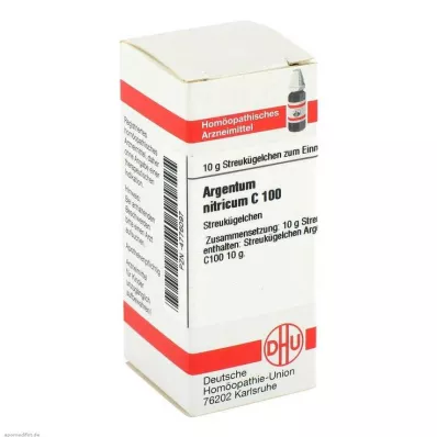 ARGENTUM NITRICUM C 100 globuli, 10 g