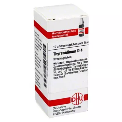 THYREOIDINUM D 4 globuli, 10 g THYREOIDINUM D 4 globuli, 10 g