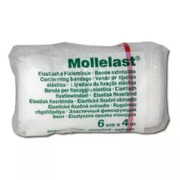 MOLLELAST Benda 6 cmx4 m bianca, 1 pz