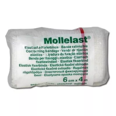 MOLLELAST Benda 6 cmx4 m bianca, 1 pz