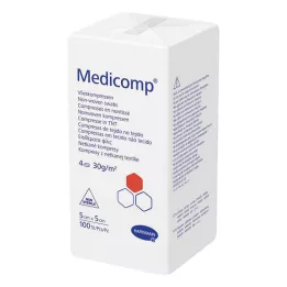 MEDICOMP Tessuto non tessuto comp. non sterile 5x5 cm 4 veli, 100 pz