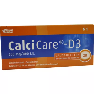 CALCICARE D3 compresse masticabili, 20 pz