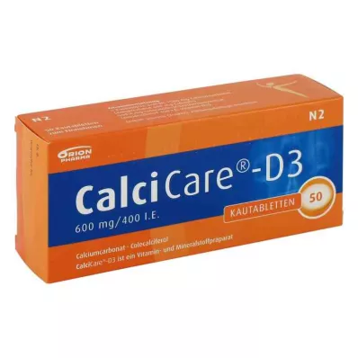 CALCICARE D3 compresse masticabili, 50 pz