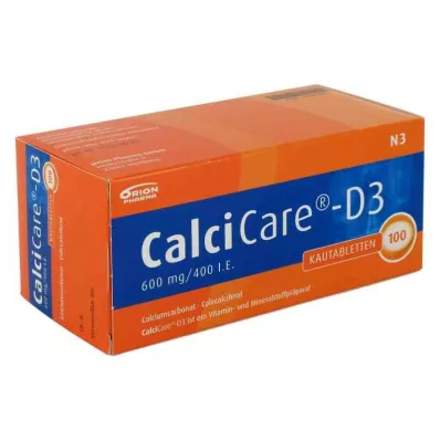 CALCICARE D3 compresse masticabili, 100 pz