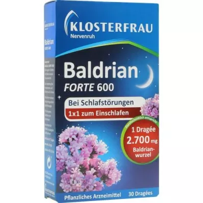 KLOSTERFRAU Baldr.forte 600 Nervenruh üb.Tabl., 30 pz