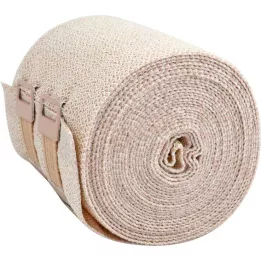 KOMPRESSIONS BINDE 8cmx5m w.short pull skin, 10 pz