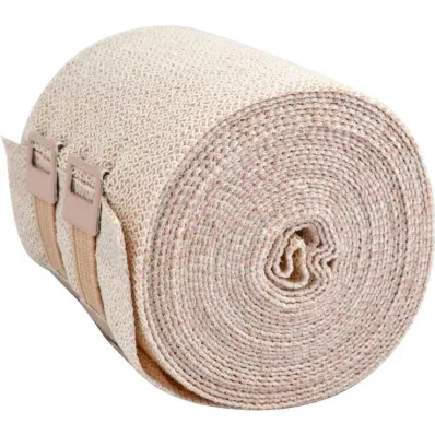 KOMPRESSIONS BINDE 8cmx5m w.short pull skin, 10 pz