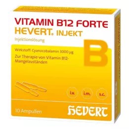 VITAMIN B12 HEVERT forte Fiale per iniezione, 10X2 ml