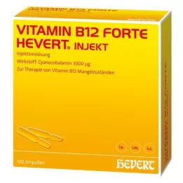 VITAMIN B12 HEVERT forte Fiale per iniezione, 100X2 ml