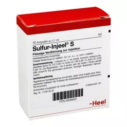 SULFUR INJEEL Fiale S, 10 pz