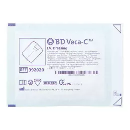 BD VECA-C Medicazione di fissaggio del catetere 6x7,5 cm con finestra, 1 pz