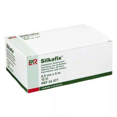 Cerotto adesivo Silkafix 5mx2,5cm, 12 pz