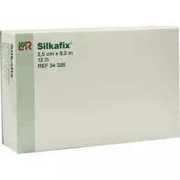 SILKAFIX Gesso adesivo 2,5 cm x 9,2 m anima in cartone, 12 pezzi