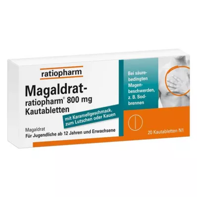 Magaldrat-ratiopharm® 800 mg compresse masticabili, 20 pz