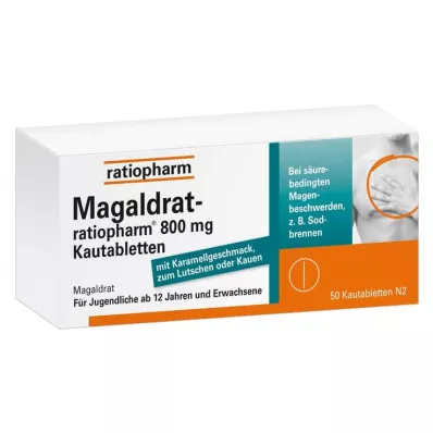 Magaldrat-ratiopharm® 800 mg compresse masticabili, 50 pz