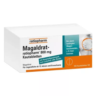 MAGALDRAT-ratiopharm 800 mg compresse, 100 pz MAGALDRAT-ratiopharm 800 mg compresse, 100 pz