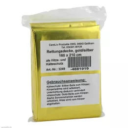 RETTUNGSDECKE 160x210 cm oro/argento, 1 pz