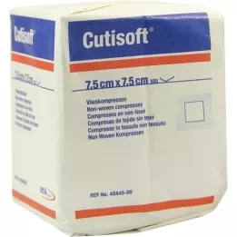 CUTISOFT Compresse in tessuto non tessuto 7,5x7,5 cm non sterili, 100 pz