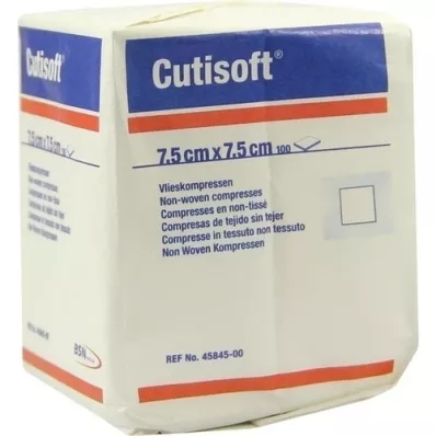 CUTISOFT Compresse in tessuto non tessuto 7,5x7,5 cm non sterili, 100 pz