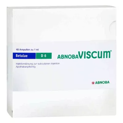 ABNOBAVISCUM Betulae D 6 Fiale, 48 pz