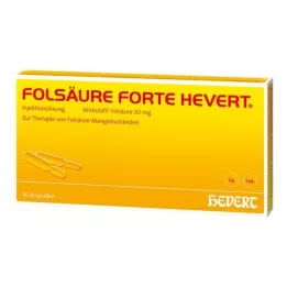 FOLSÄURE HEVERT forte Fiale, 10X2 ml